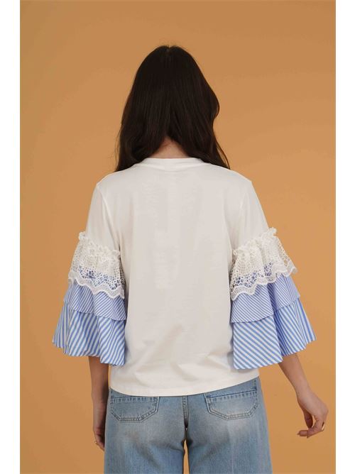 Maglia in cotone Il The' Delle 5 | SAMY 71BIANCO